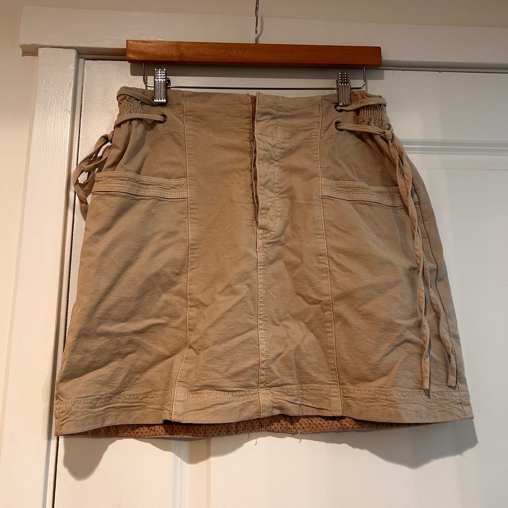 Anthropologie Cargo‎ Granola Utility Mini Skirt Womens 6 y2k Alternative Indie